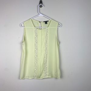 Yellow Lace Tank